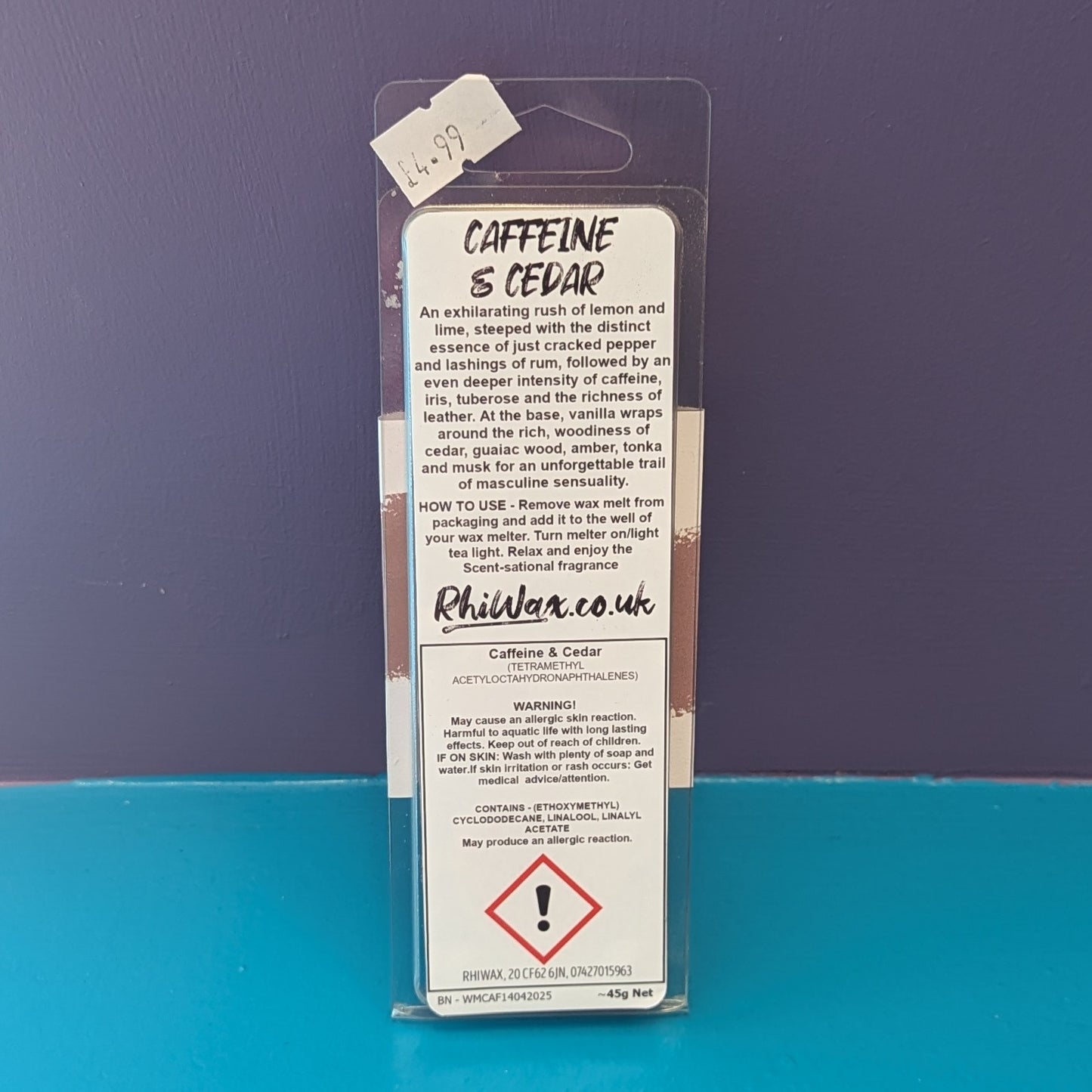 Caffeine & Cedar - Woody Masculine