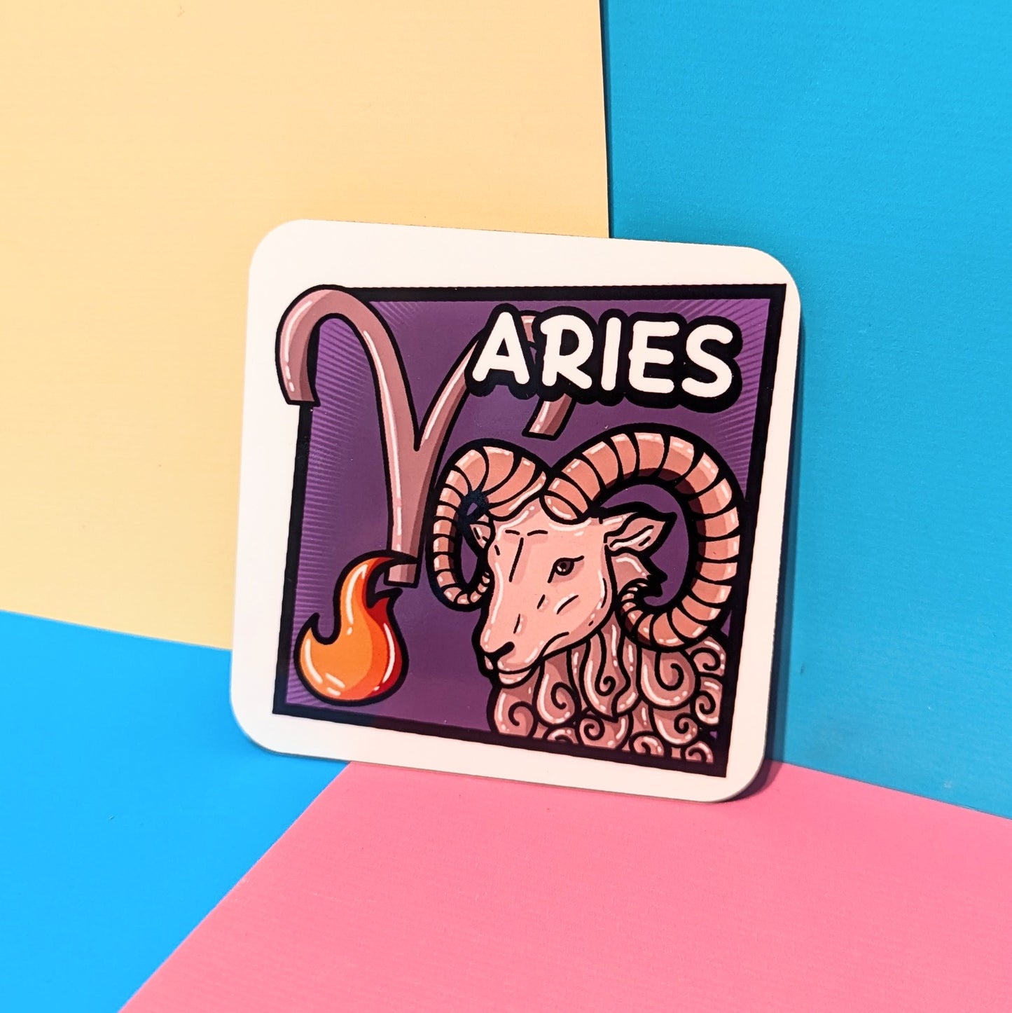 Aries - Single Coaster - Star Sign Range