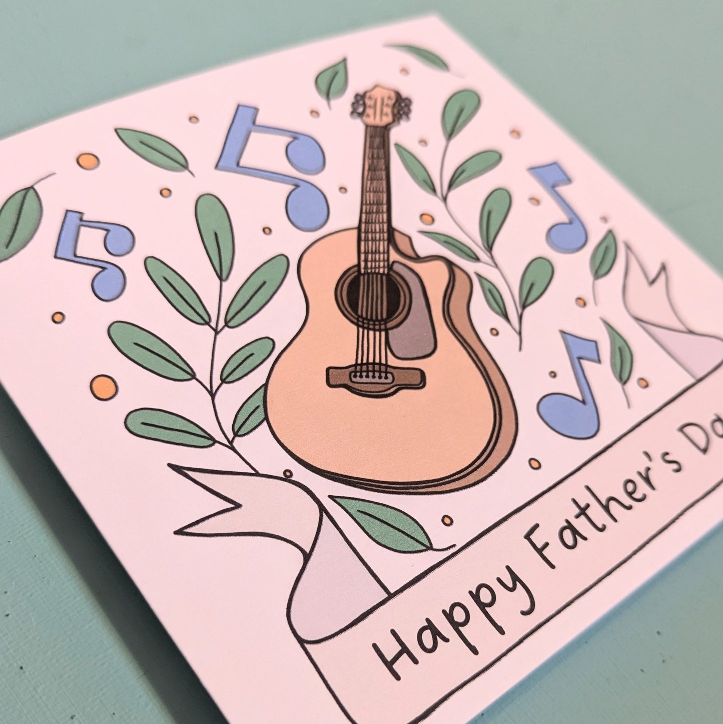 Guitar - Fathers Day Card