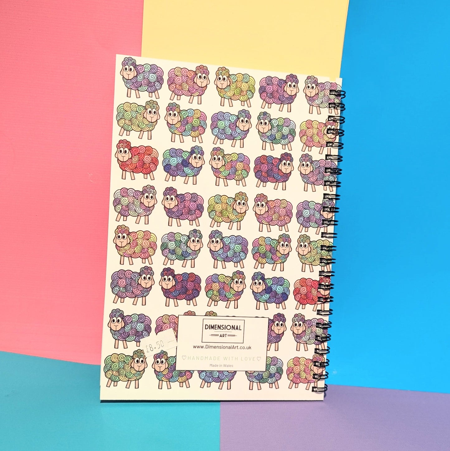 Ewe and Friends handmade A5 Notebook