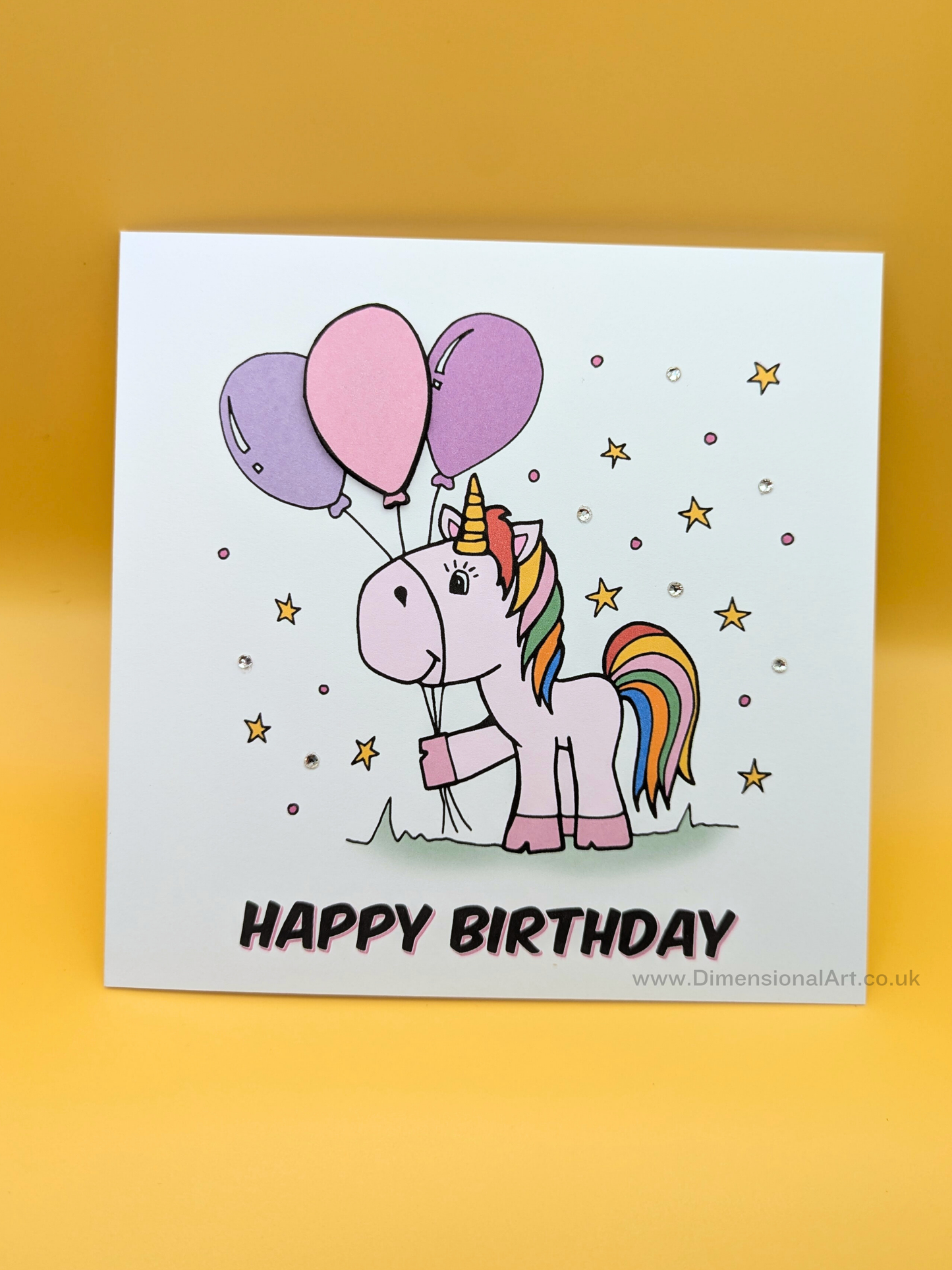Unicorn Birthday Card