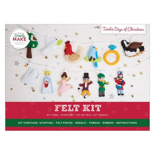 Simply Make Twelve Days of Christmas Felt Craft Kit