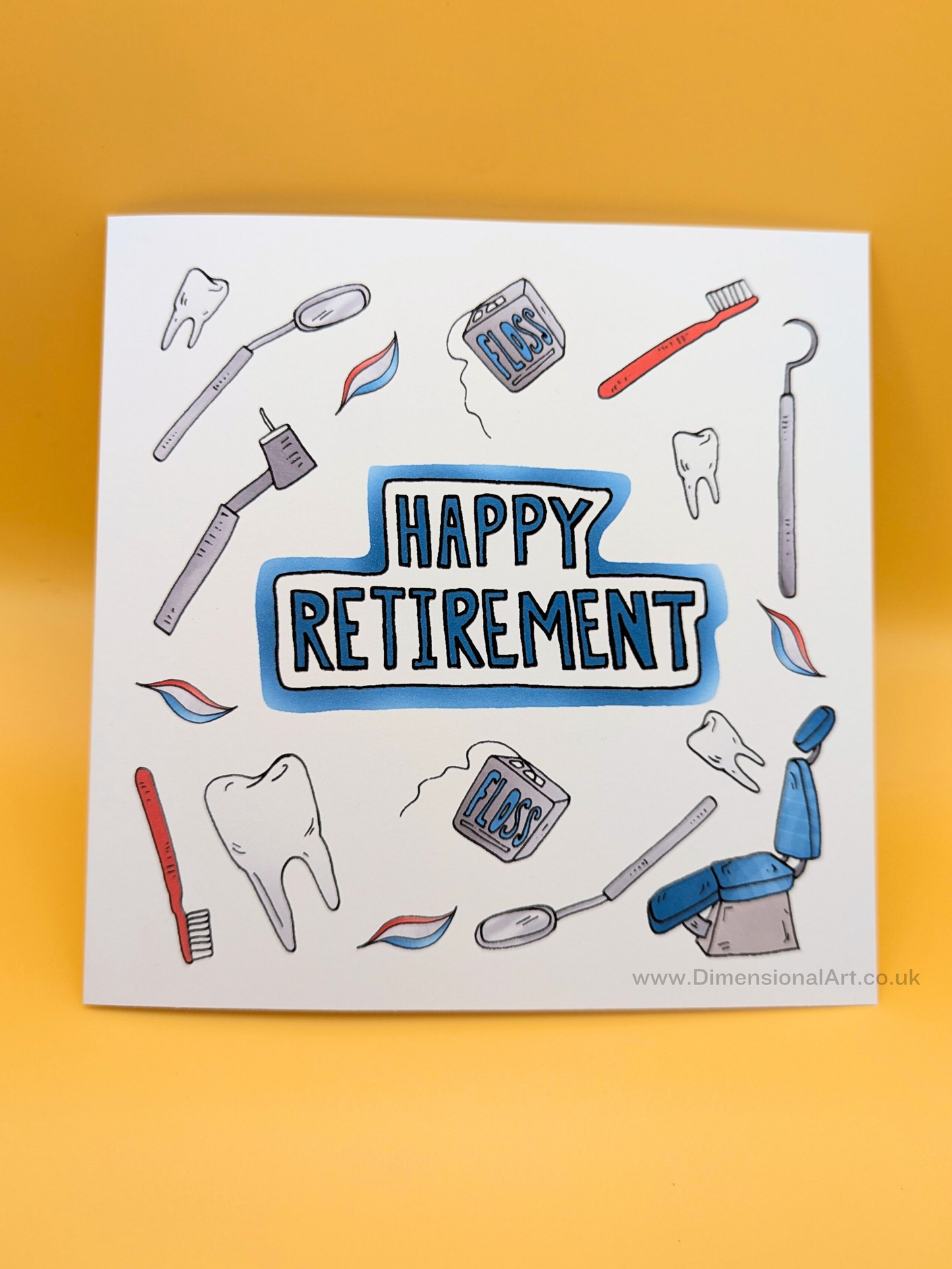 Dentist Retirement Card