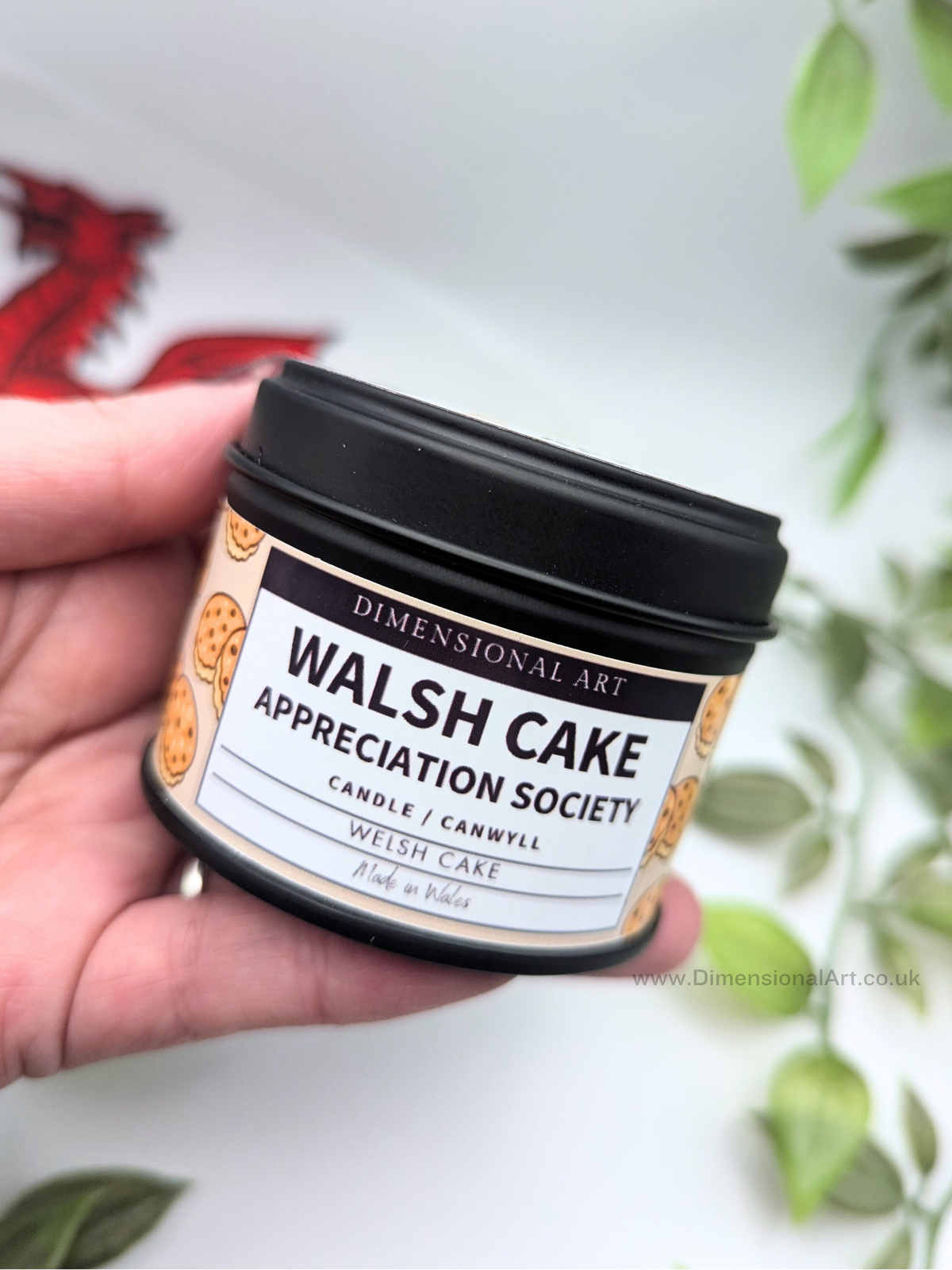 Welsh Cake Appreciation Society Candle by Dimensional Art
