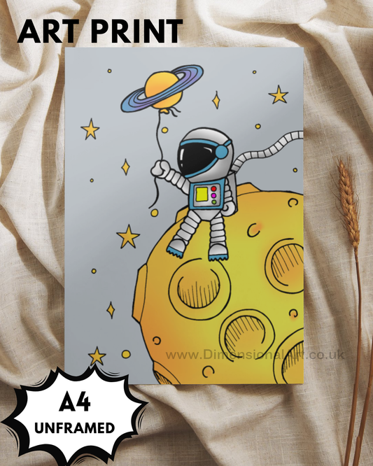 Dream Big  - Space -  A4 Prints