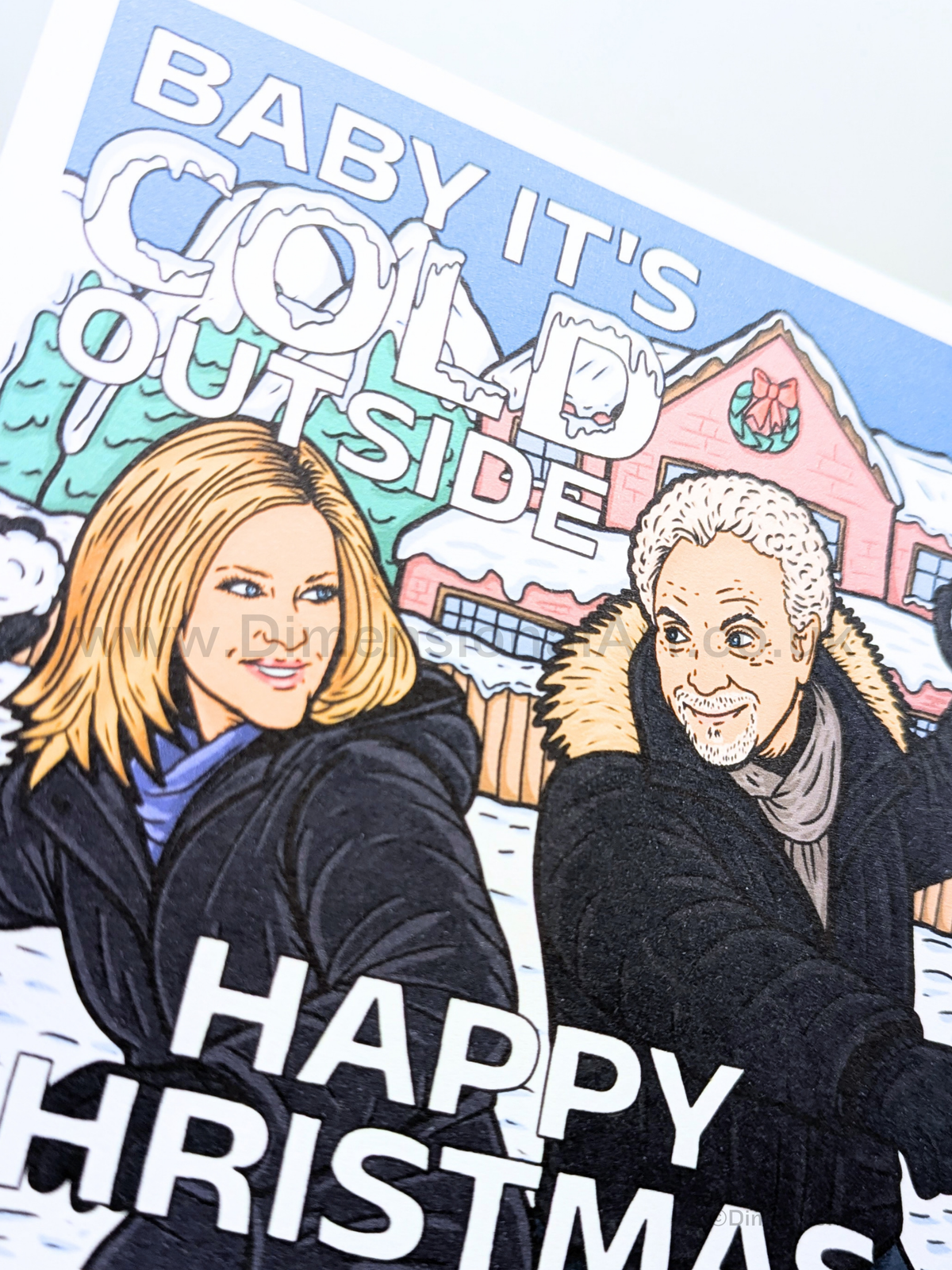 Baby it Cold outside - Tom Jones and Cerys Matthews Christmas card