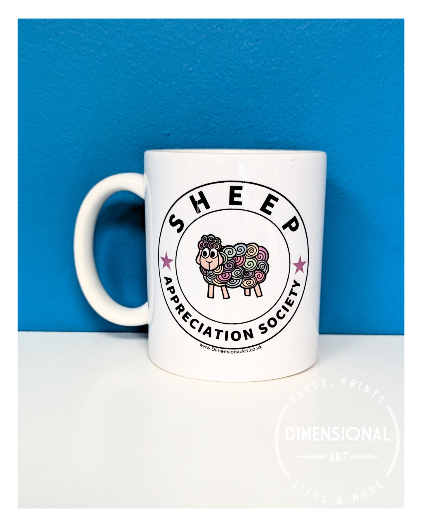 Sheep Appreciation Society Mug and Coaster