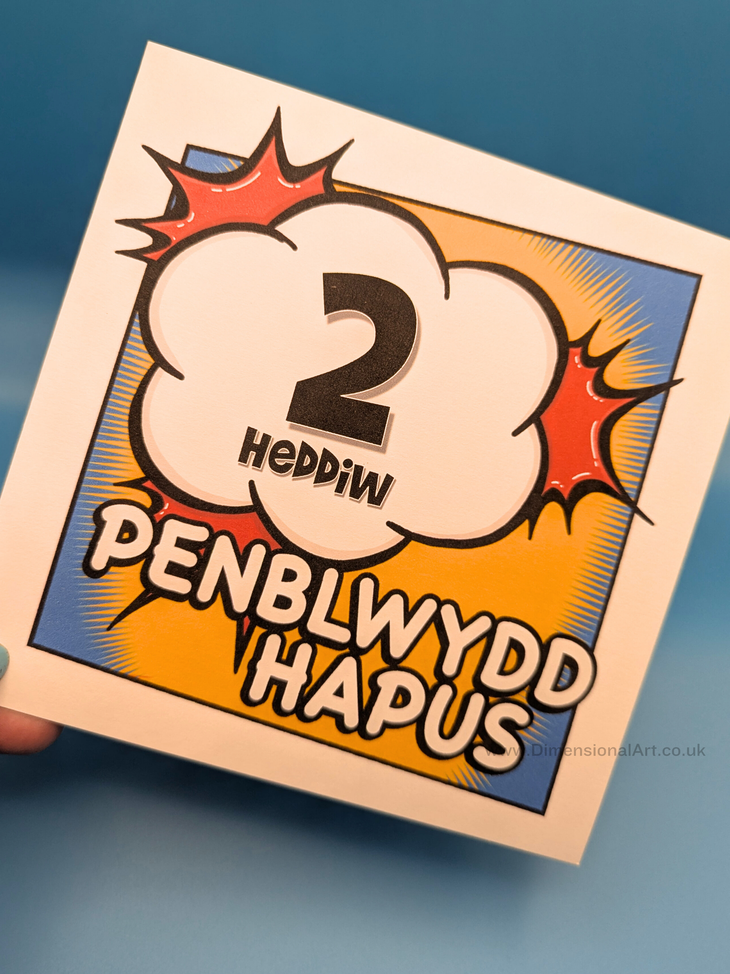2 heddiw - Penblwydd Hapus (Birthday Card)