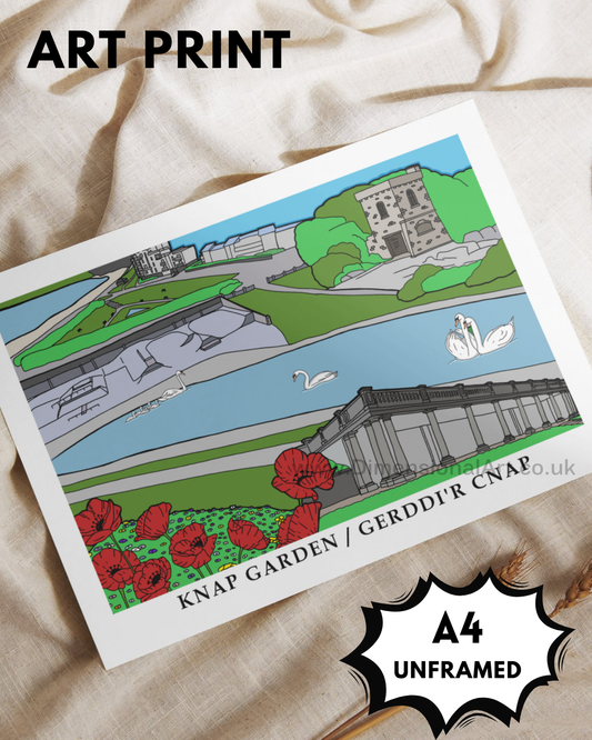 Knap Gardens A4 Art Print