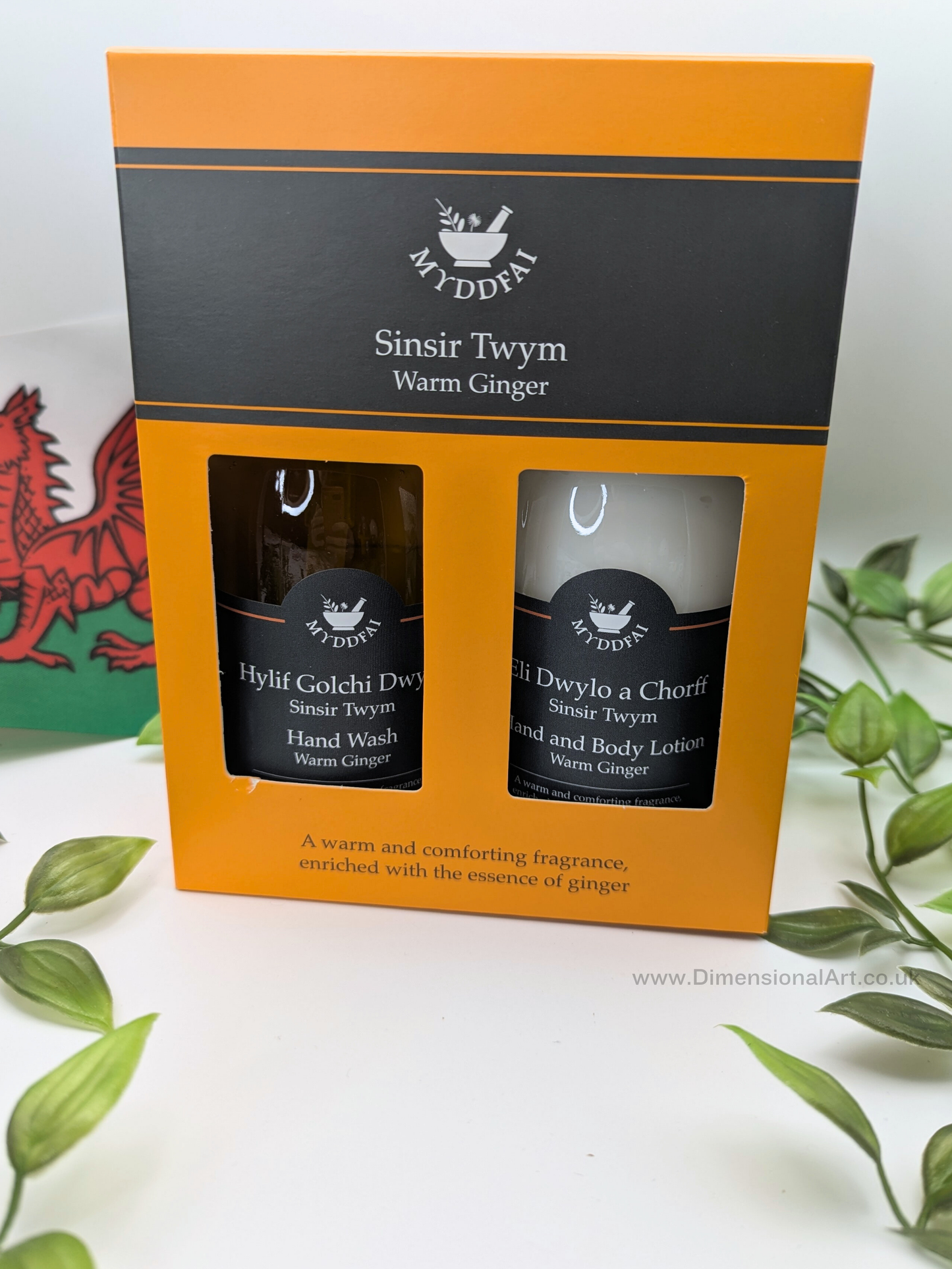 Hand Care Boxed Set Sinsir Twym (Warm Ginger) -  Glass Bottles