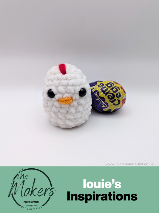 Hen Crocheted Cadbury Cream Egg Cover