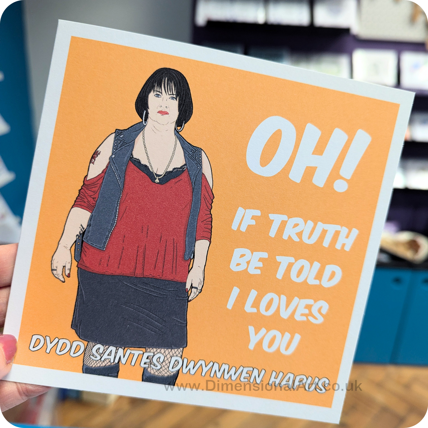 Nessa - i loves you - Dydd Santes Dwynwen Hapus Card - Gavin and Stacey