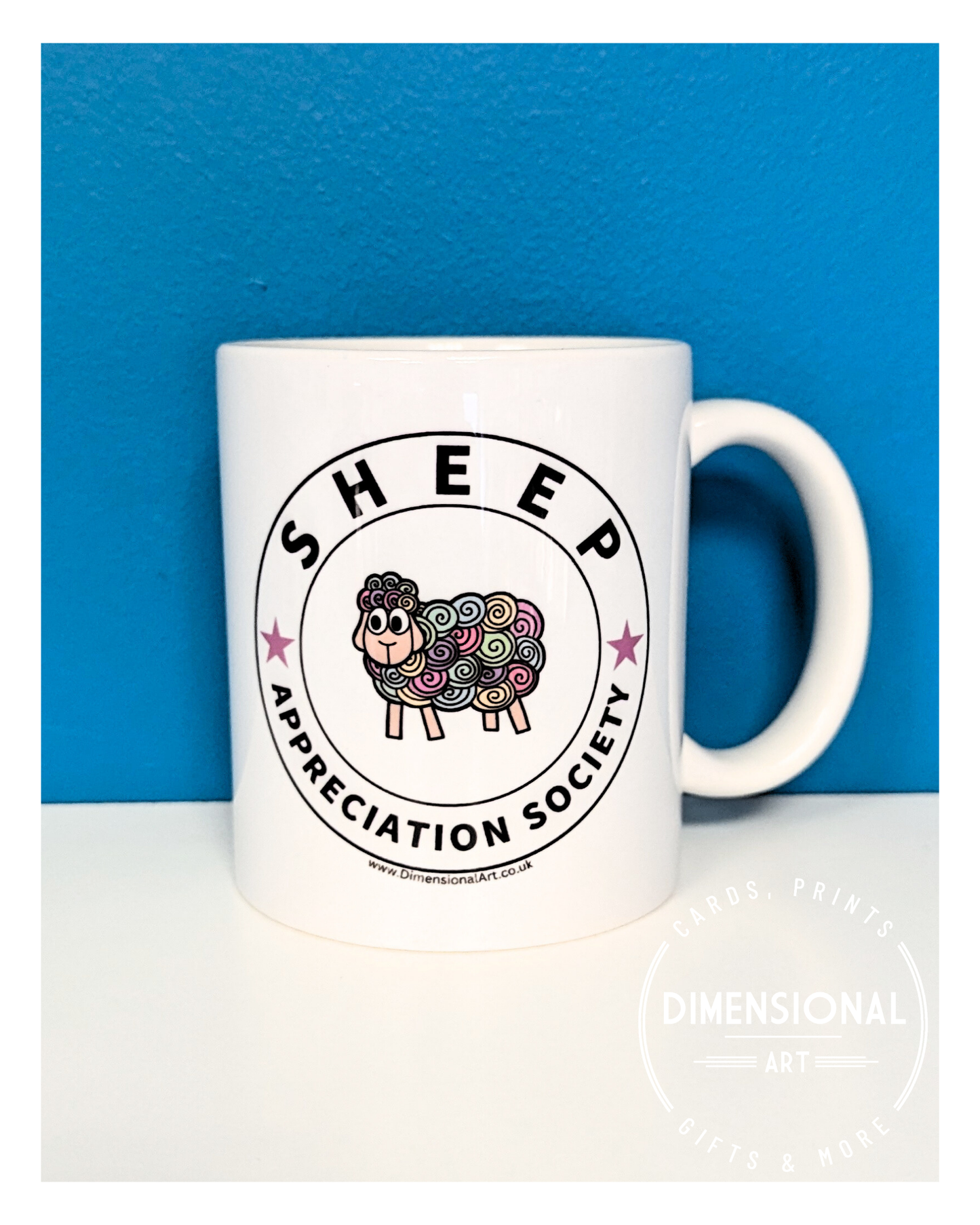 Sheep Appreciation Society Mug and Coaster