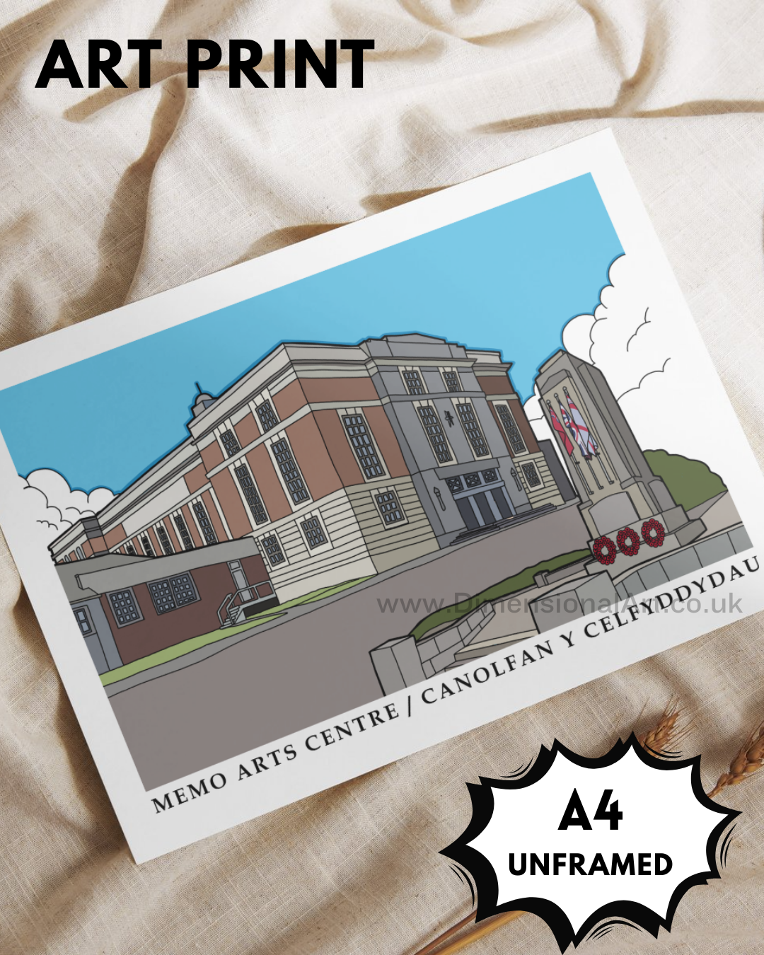 Memo Arts Centre A4 Art Print