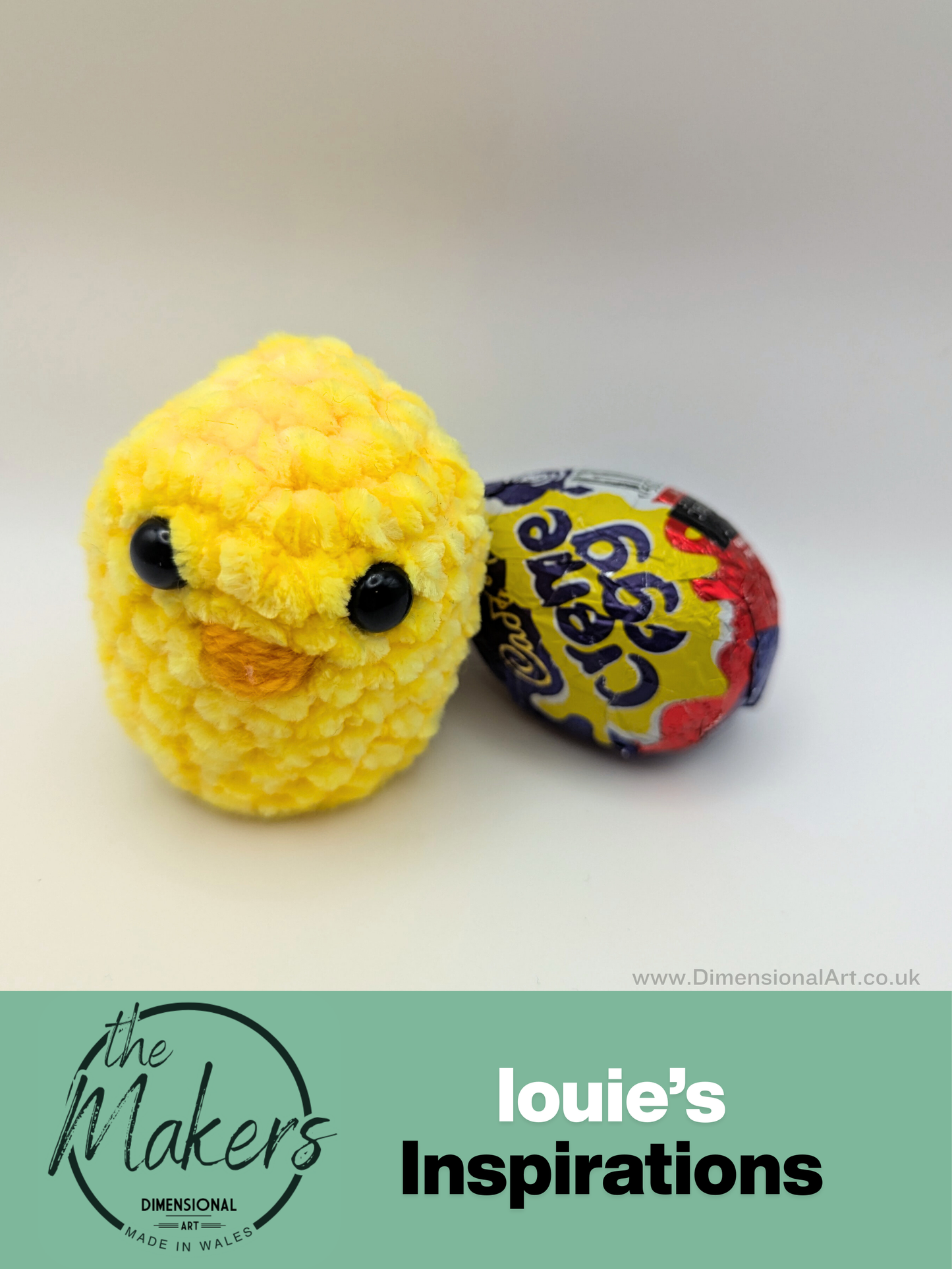 Chick Crocheted Cadbury Cream Egg Cover