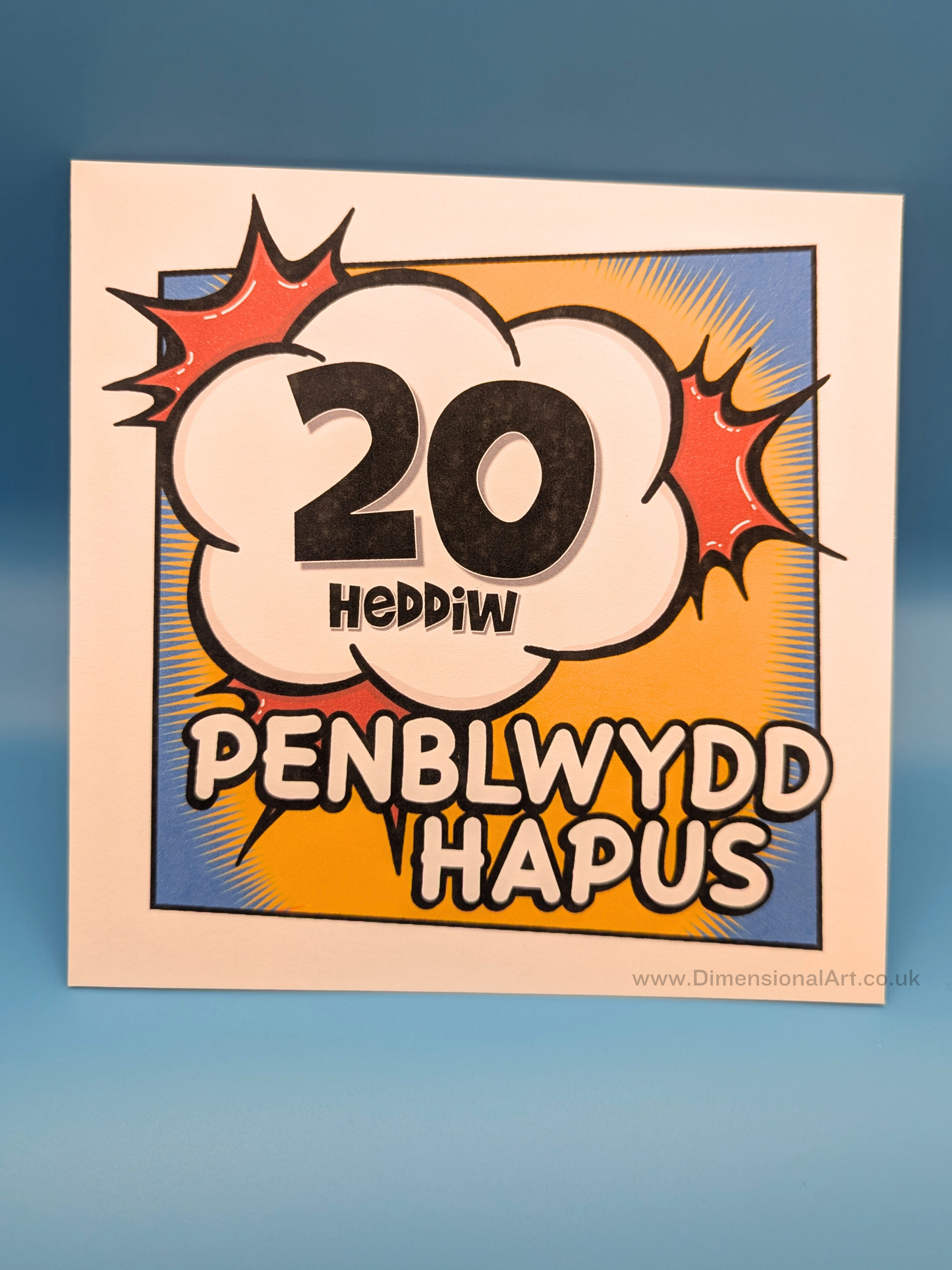 20 heddiw - Penblwydd Hapus (Birthday Card)