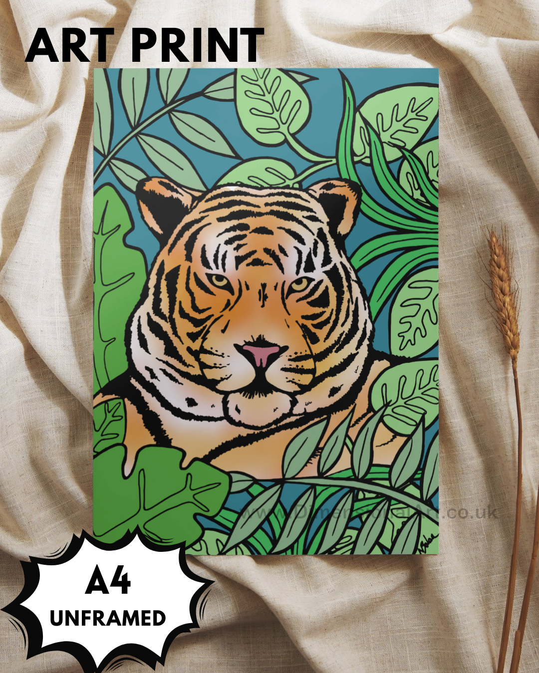 Tiger A4 Print
