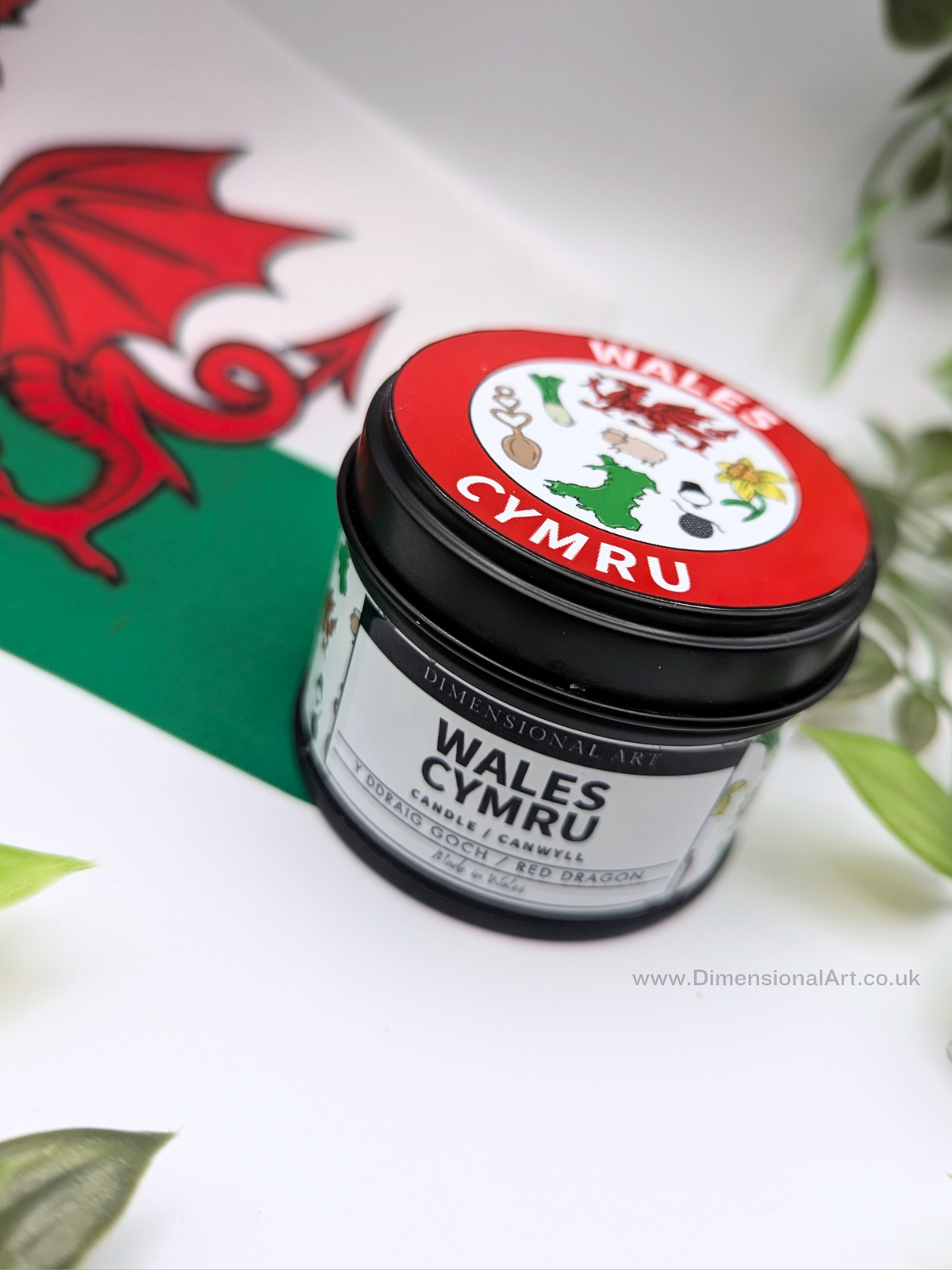 Wales - Cymru Candle by Dimensional Art