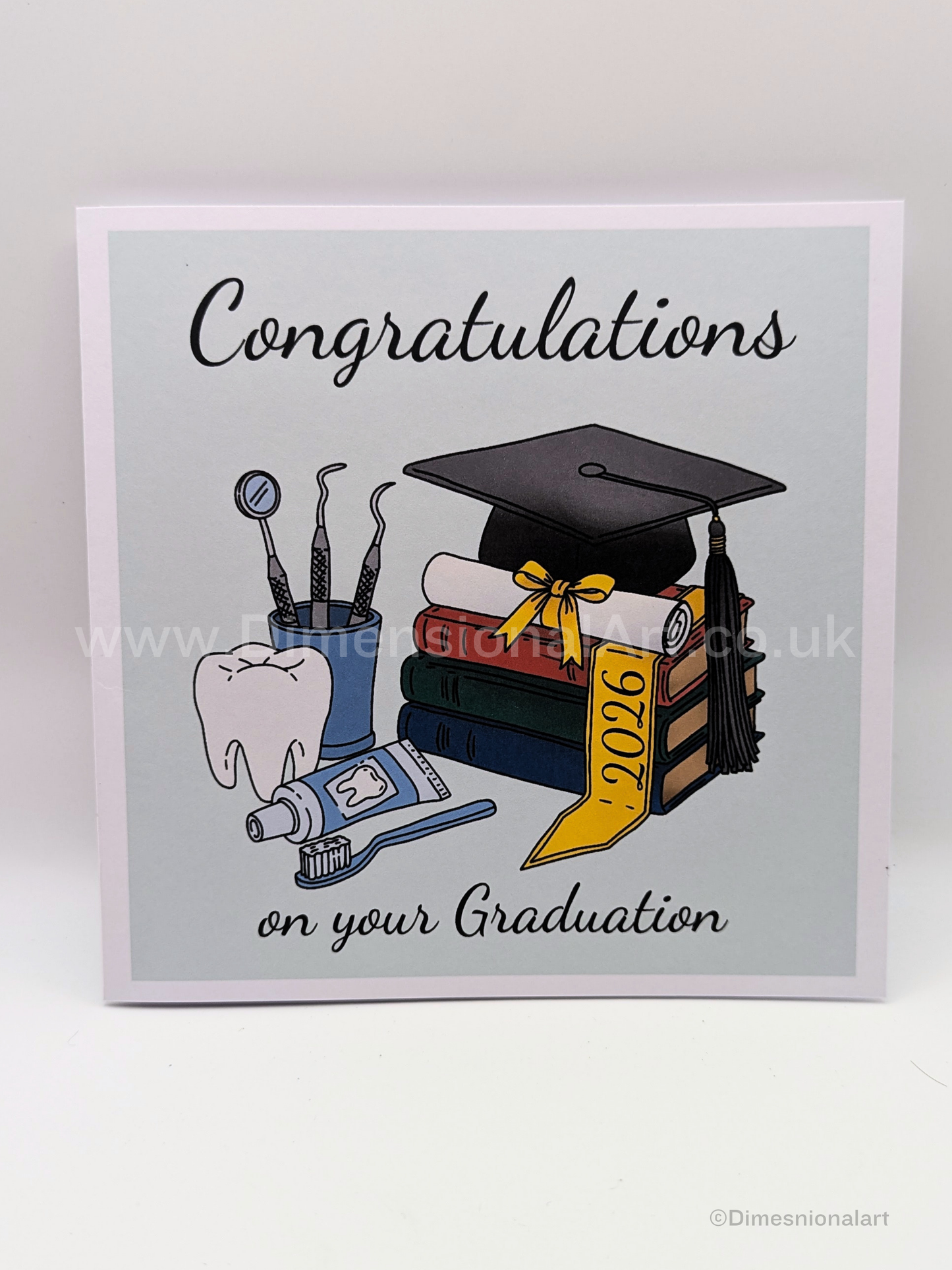 Congratulations on you Graduation Card - Dentist- Dentist nurse