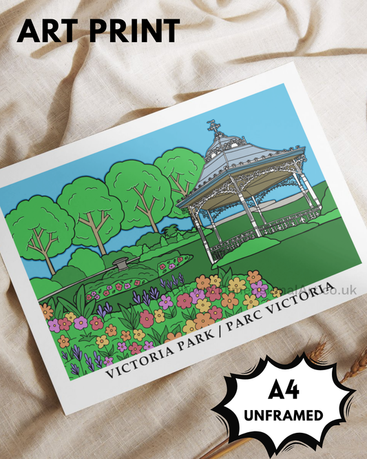 Victoria Park A4 Art Print