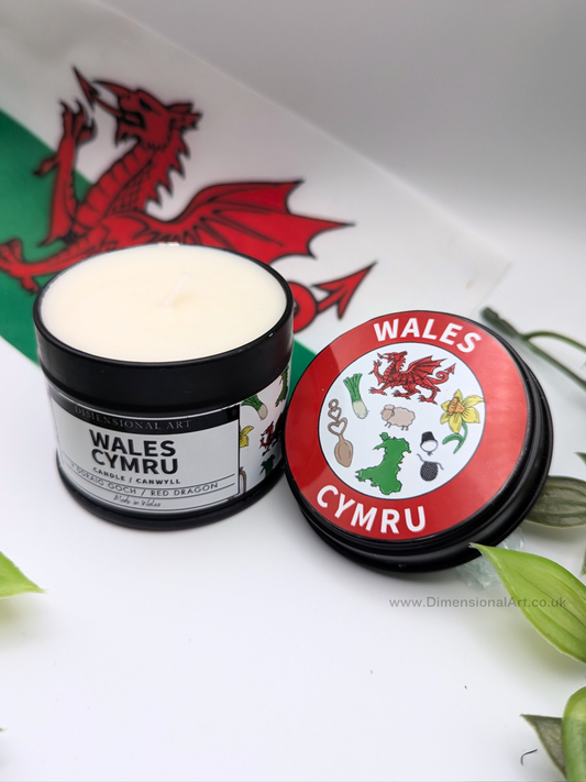 Wales - Cymru Candle by Dimensional Art