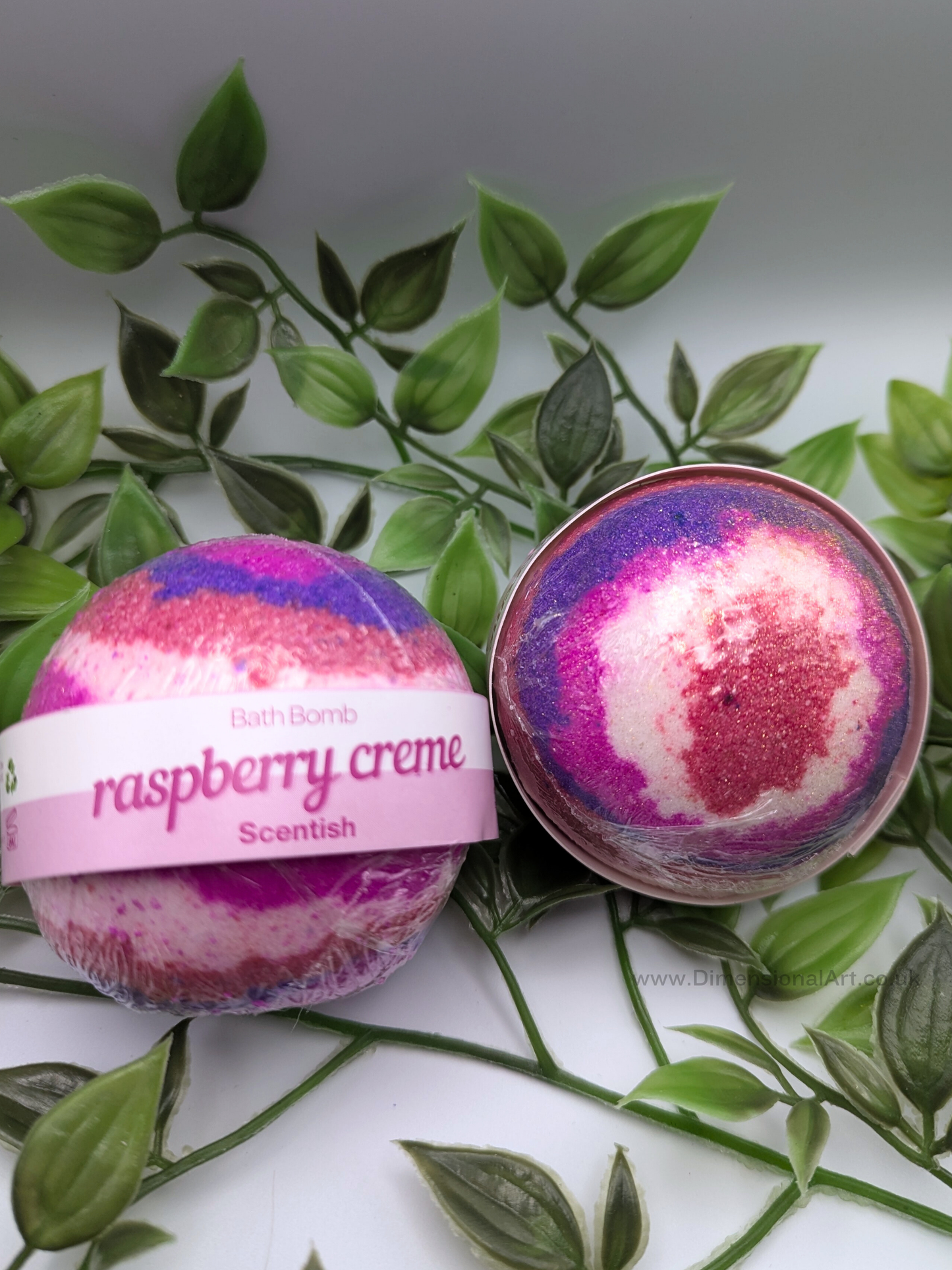 Raspberry Creme Bath Bomb