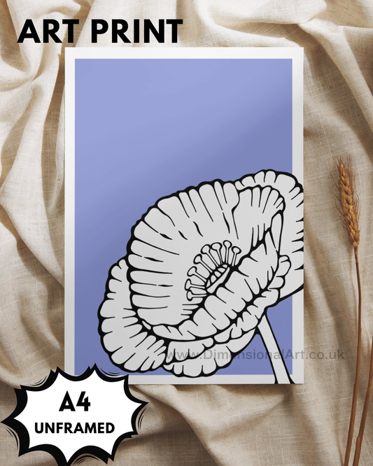 Poppy A4 Print
