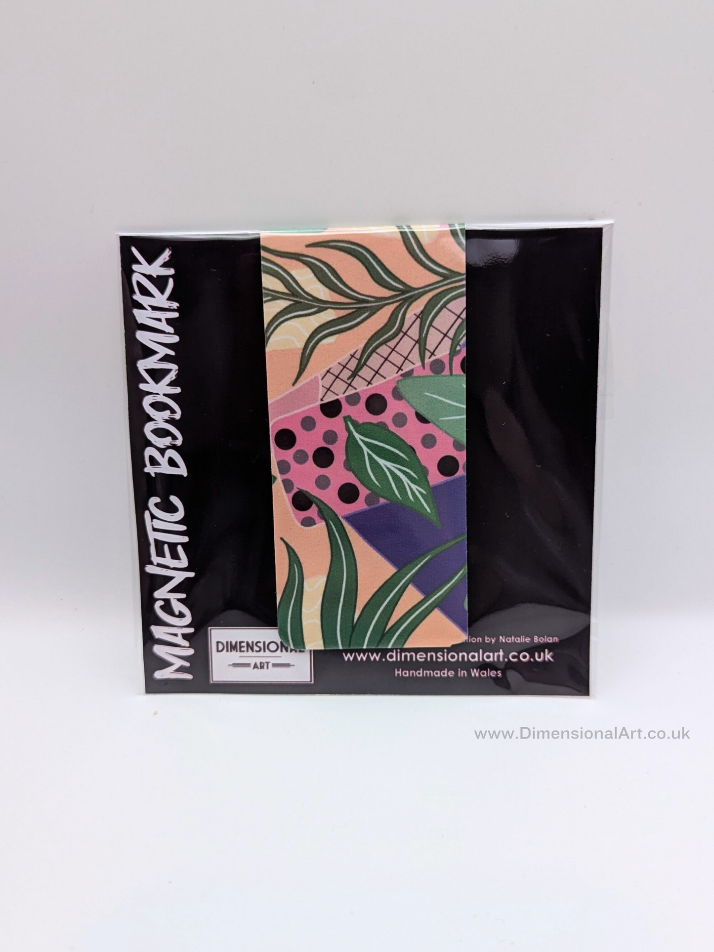 leaf pattern Magnetic Bookmark