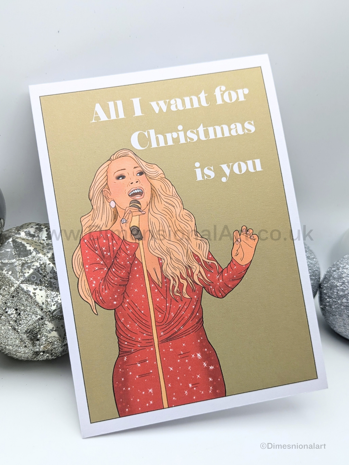 Mariah Carey  - All i want for Christmas is you - Christmas card