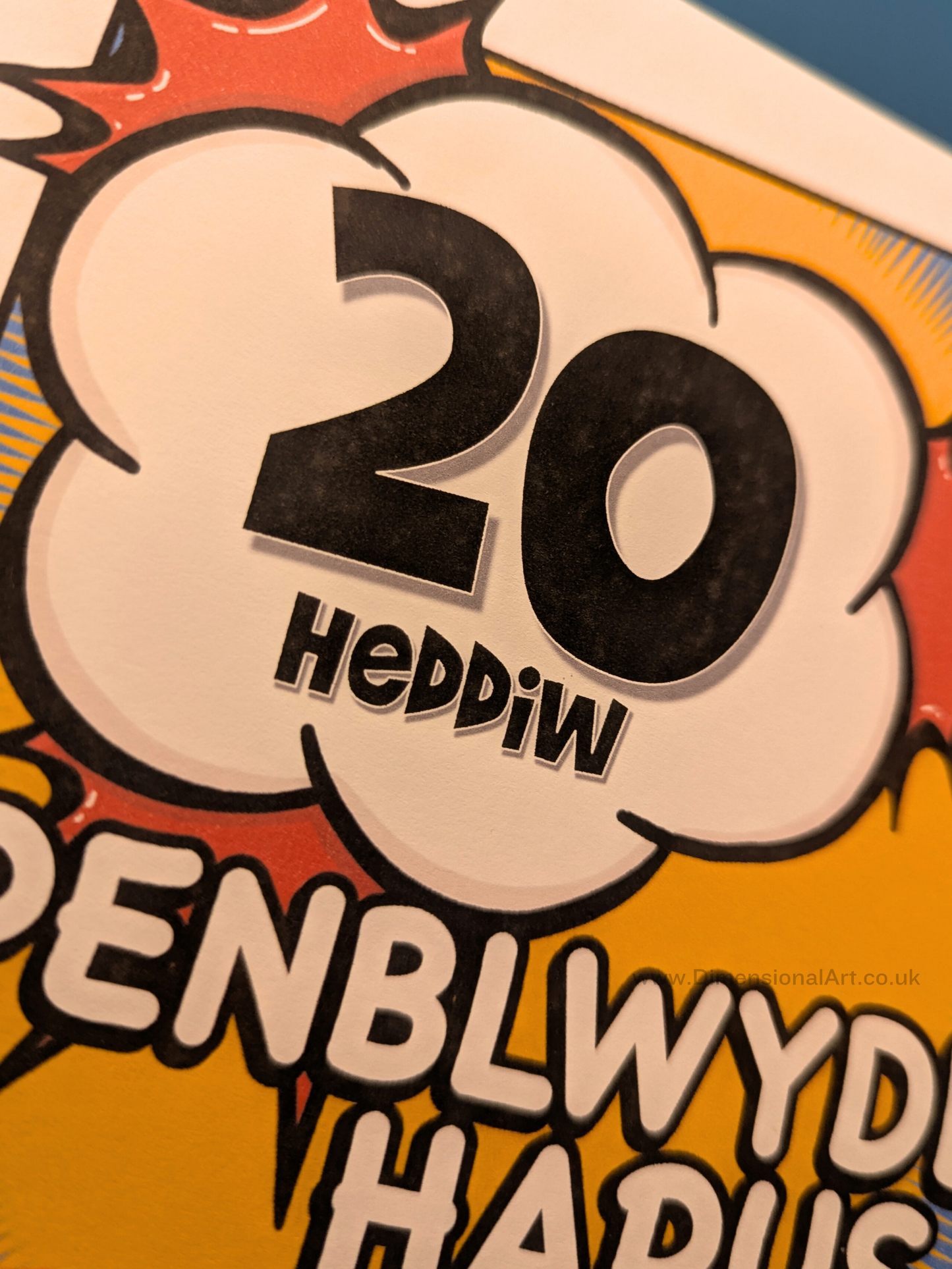 20 heddiw - Penblwydd Hapus (Birthday Card)