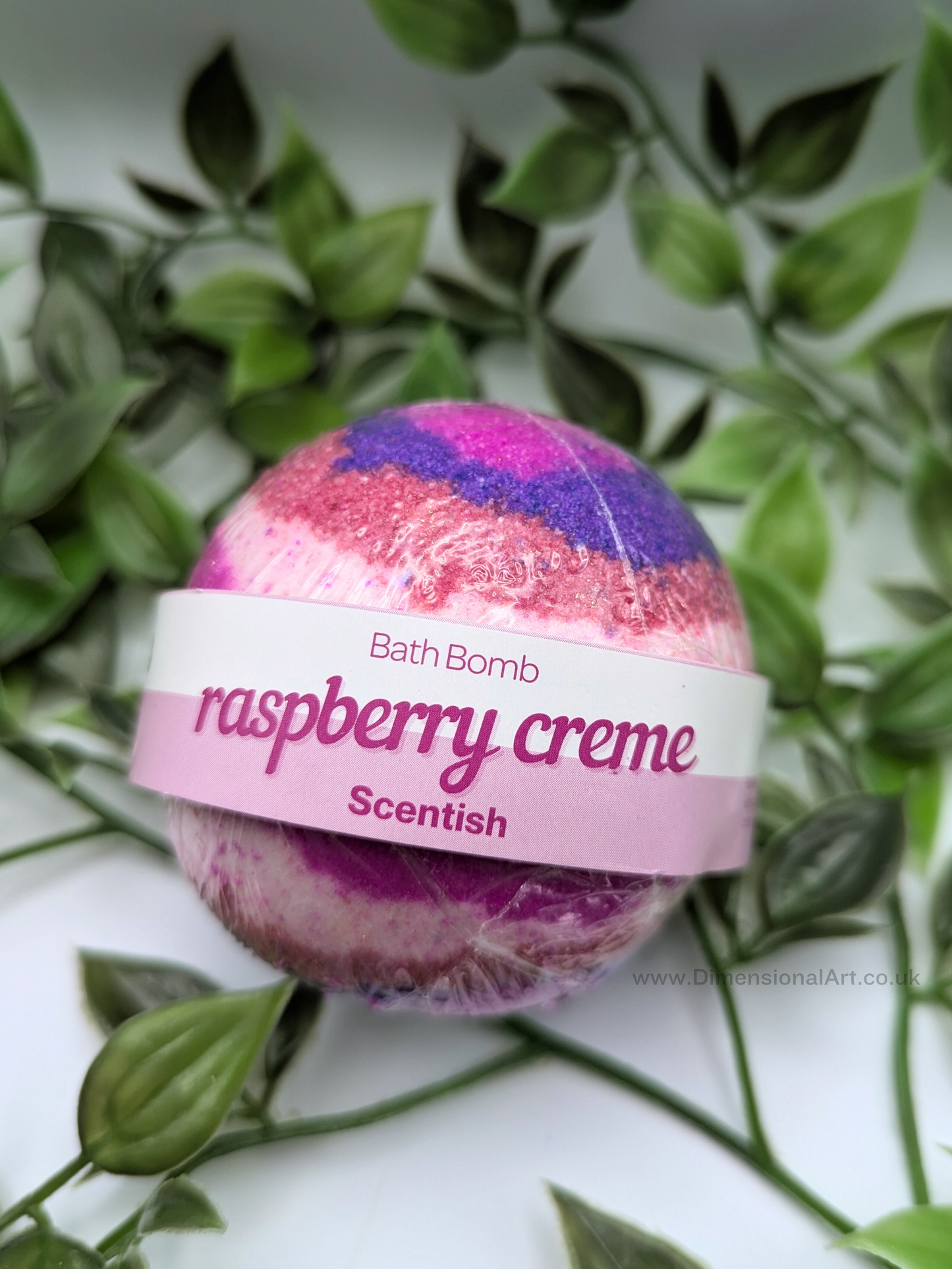 Raspberry Creme Bath Bomb