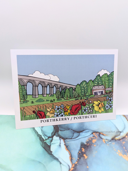 Porthkerry Postcard