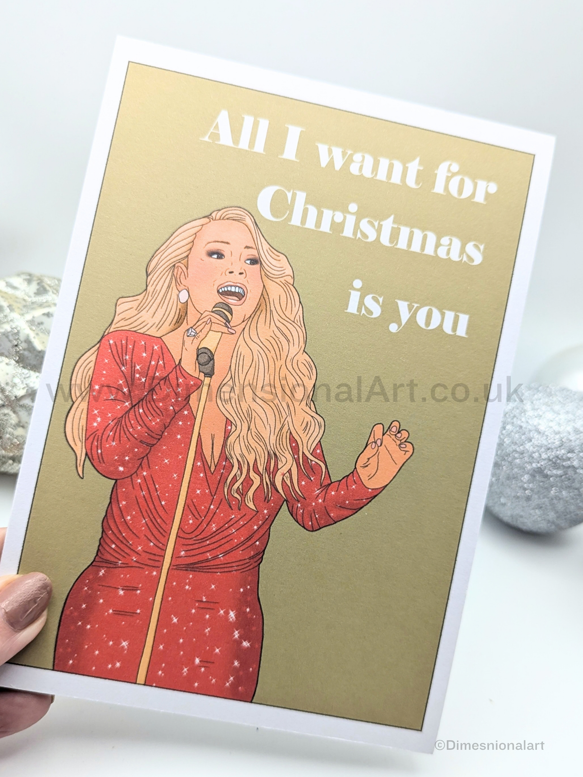 Mariah Carey  - All i want for Christmas is you - Christmas card