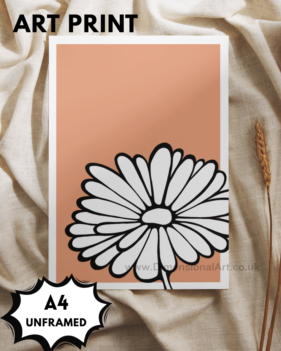 Daisy A4 Print