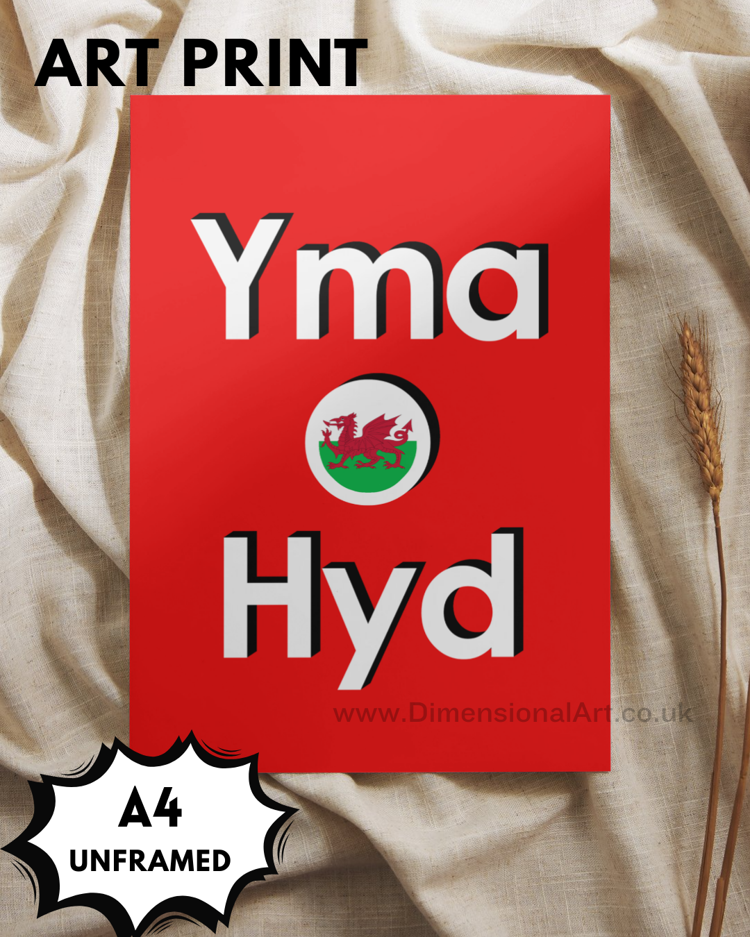 Yma o Hyd A4 Print - Welsh