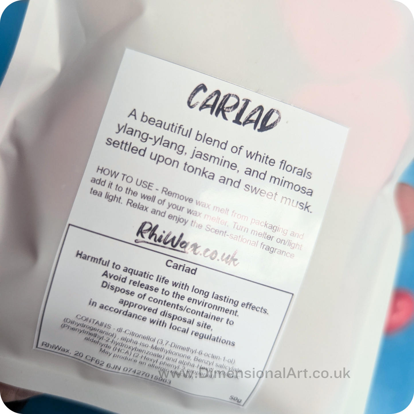 Cariad - Mini hearts and love spoon Wax Melts