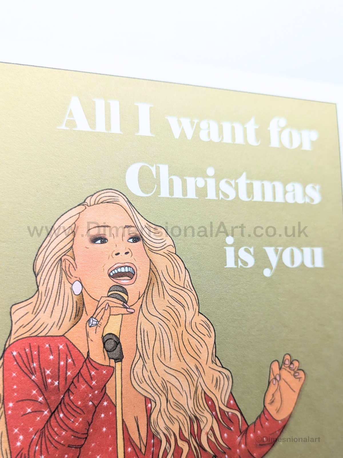Mariah Carey  - All i want for Christmas is you - Christmas card