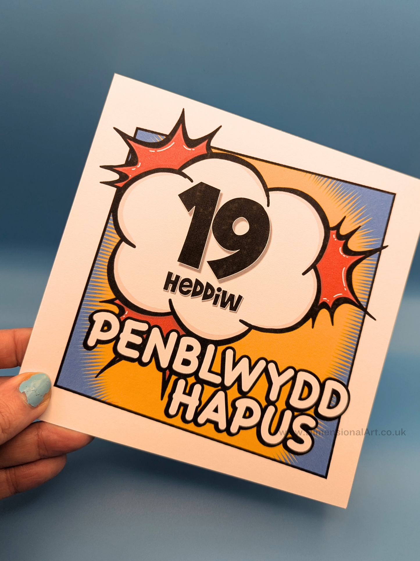 19 heddiw - Penblwydd Hapus (Birthday Card)