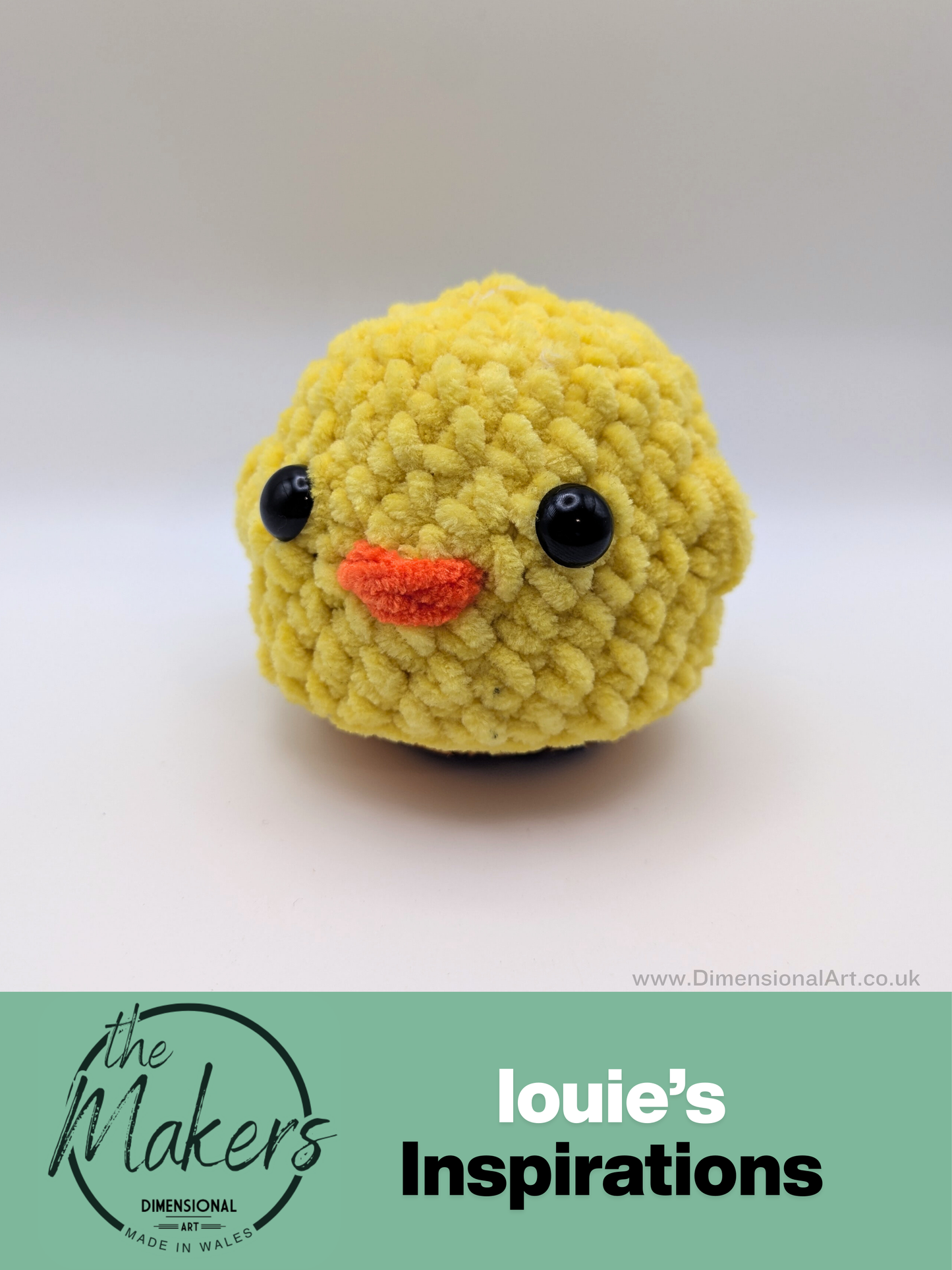 Chick Crocheted Terry Chocolate Orange Cover