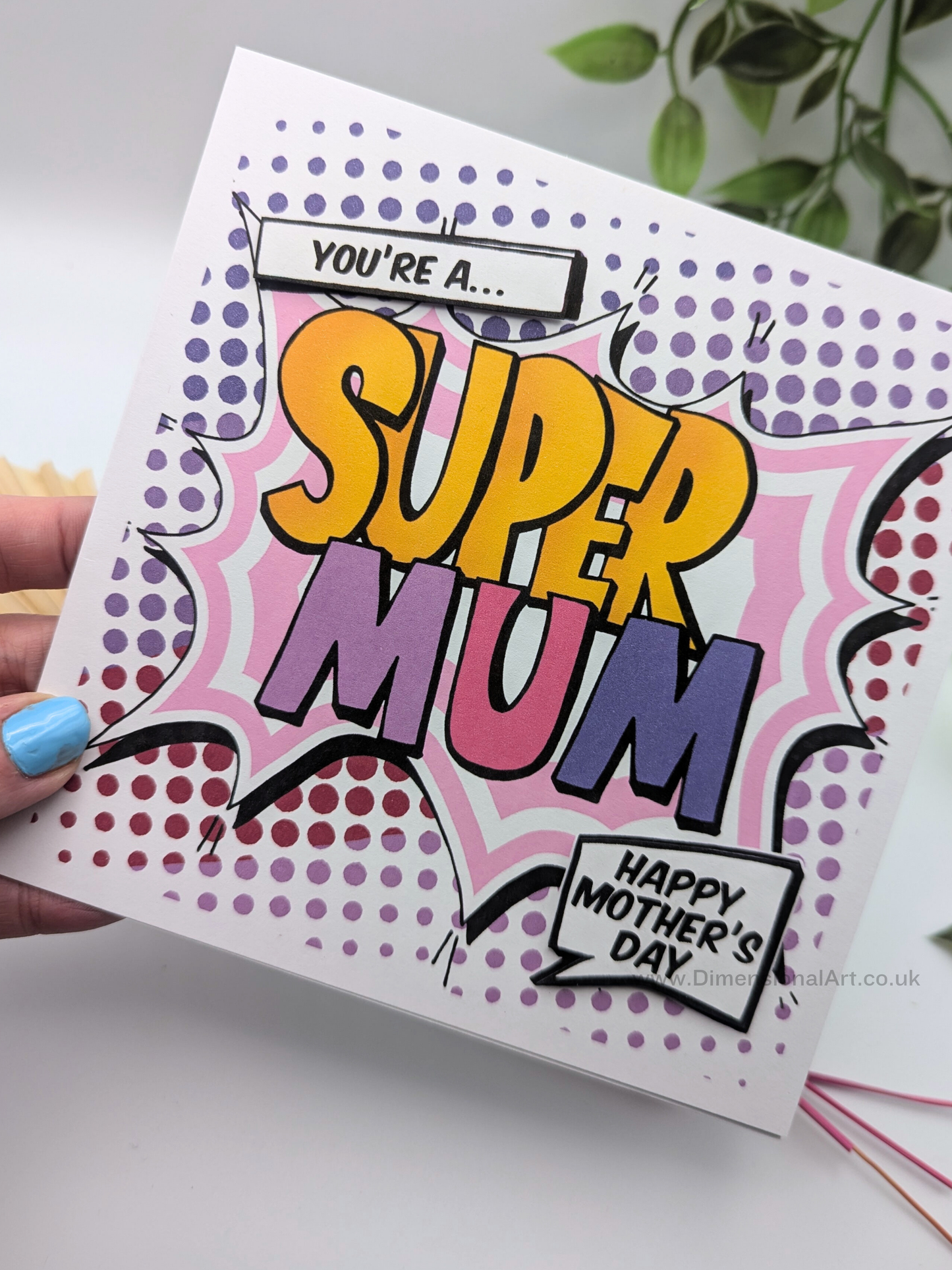 Super mum Mothers Day Card