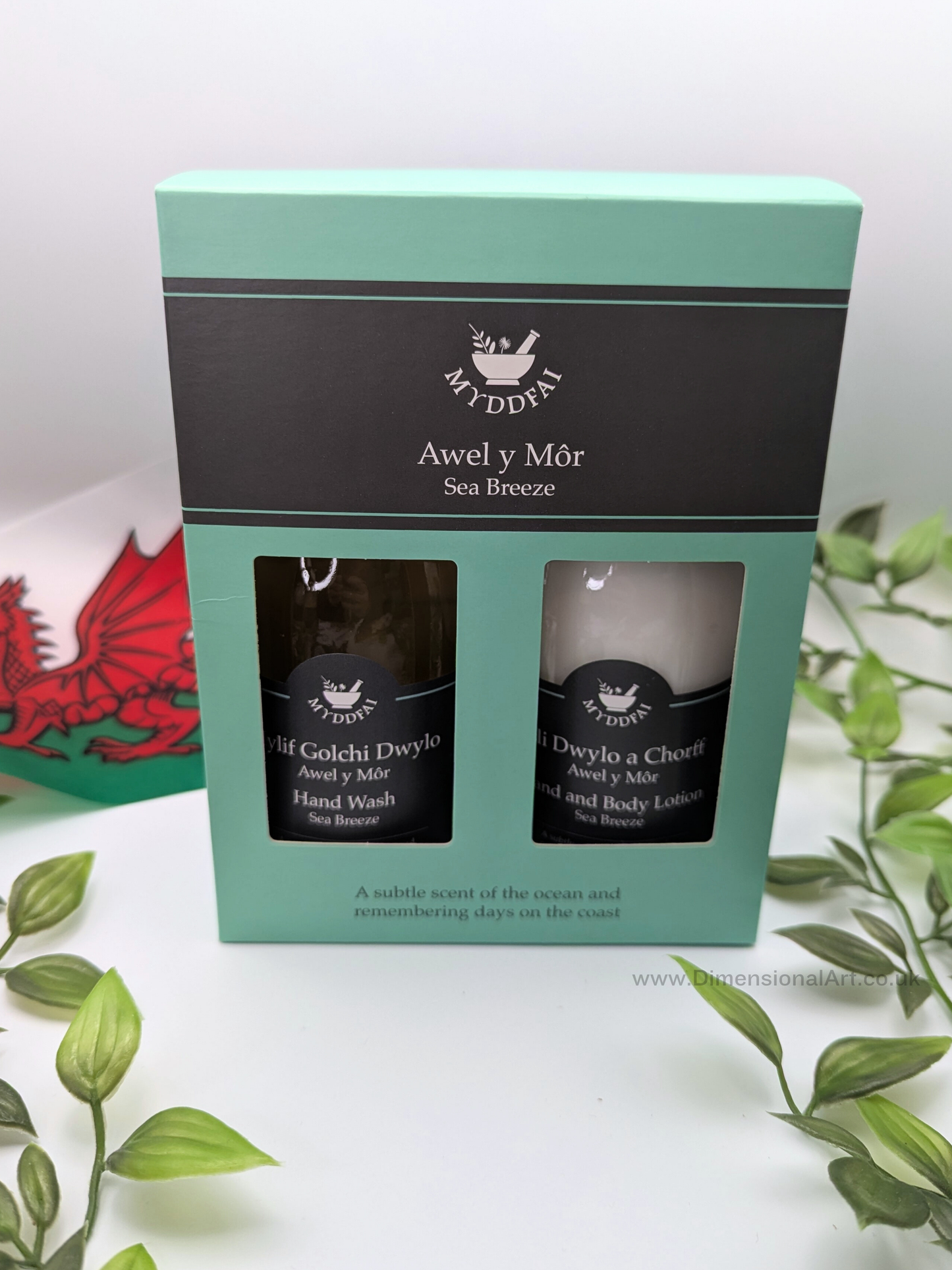 Hand Care Boxed Set Awel y Môr (Sea Breeze) -  Glass Bottles