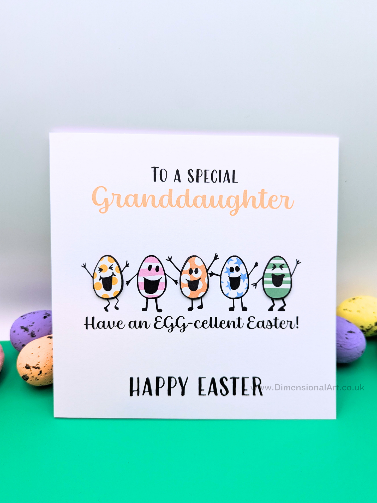 Granddaughter Egg-cellent Easter Card