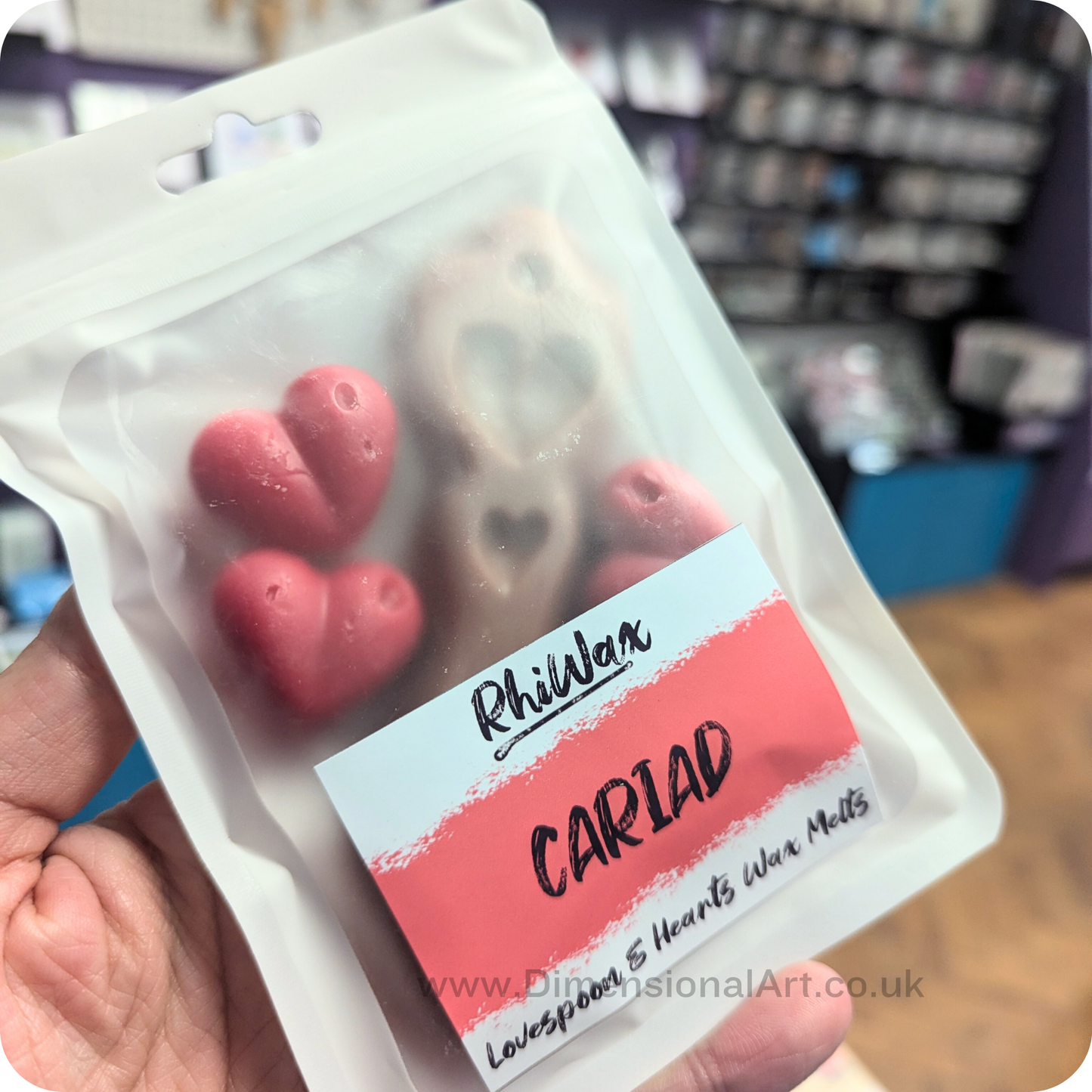 Cariad - Mini hearts and love spoon Wax Melts