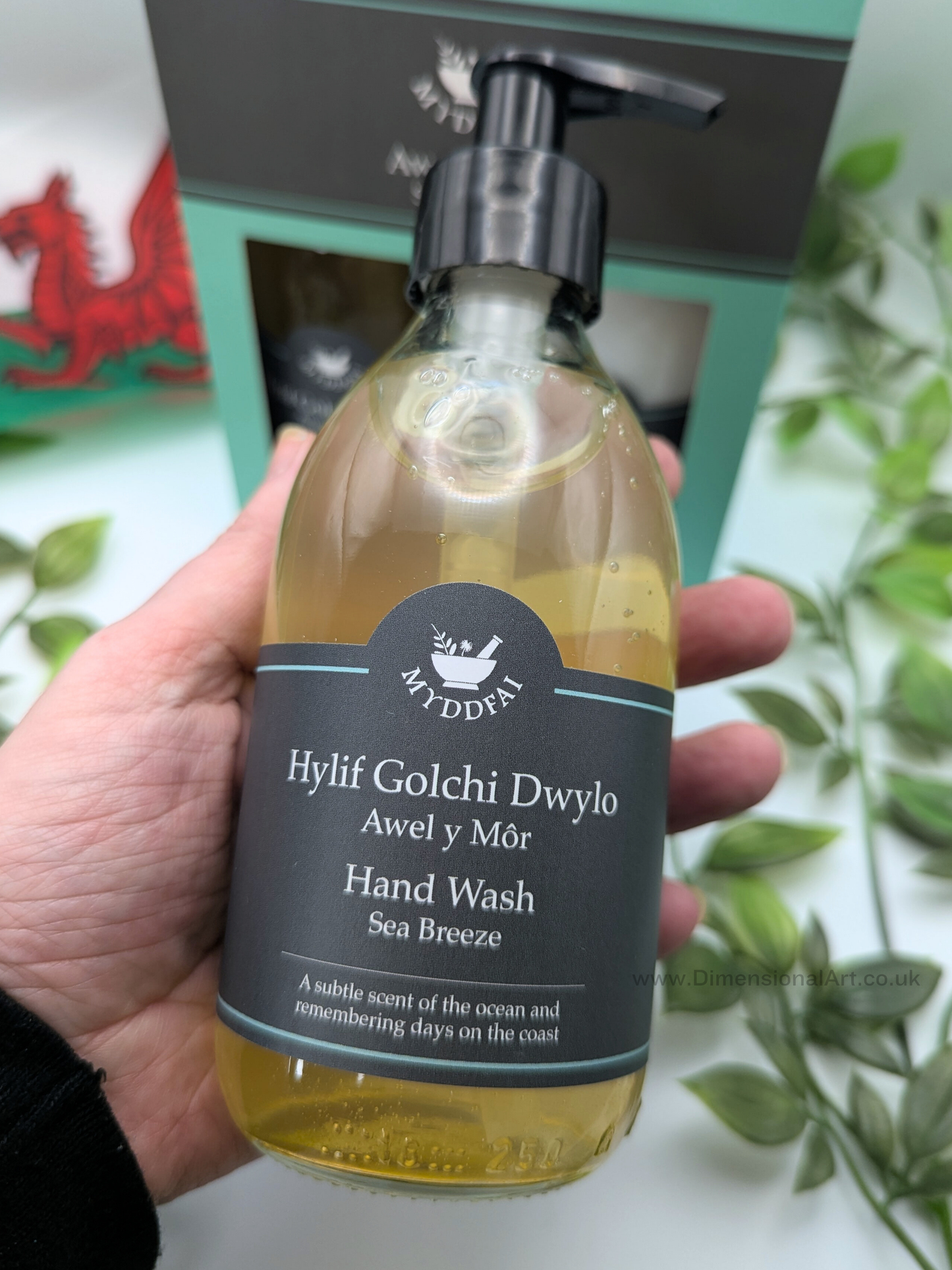 Hand Care Boxed Set Awel y Môr (Sea Breeze) -  Glass Bottles