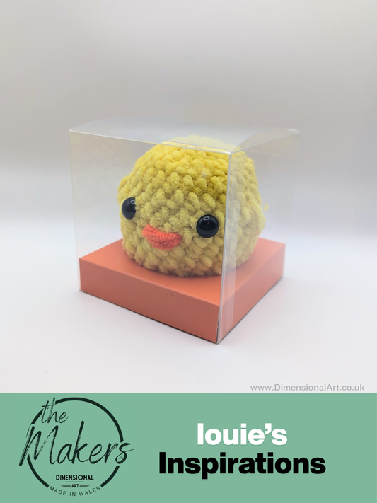 Chick Crocheted Terry Chocolate Orange Cover