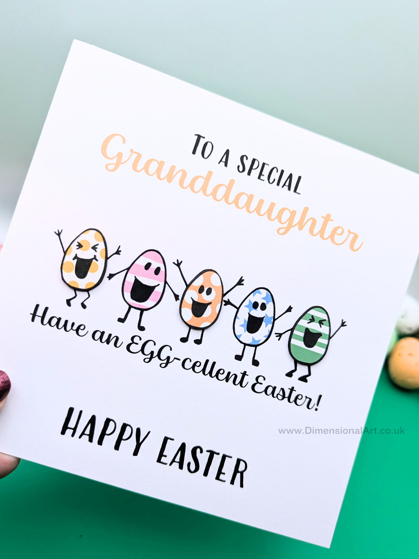 Granddaughter Egg-cellent Easter Card