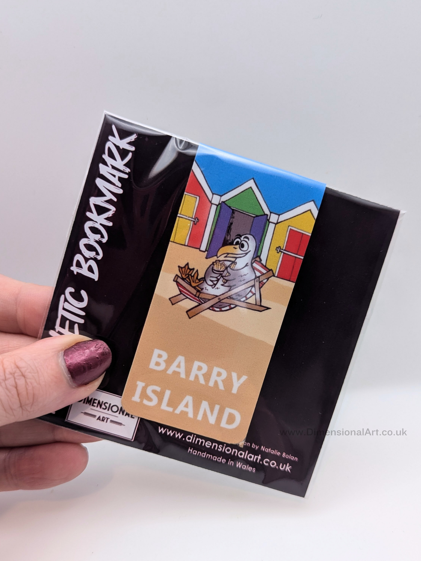 Barry Island Seagull Magnetic Bookmark