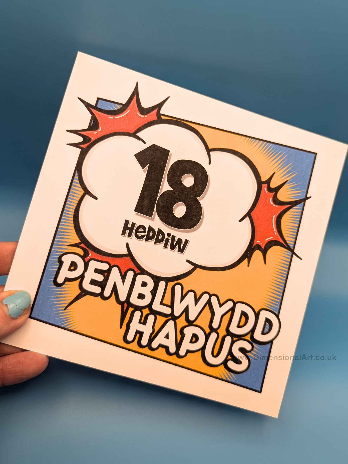 18 heddiw - Penblwydd Hapus (Birthday Card)