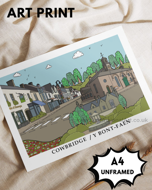 Cowbridge A4 Art Print