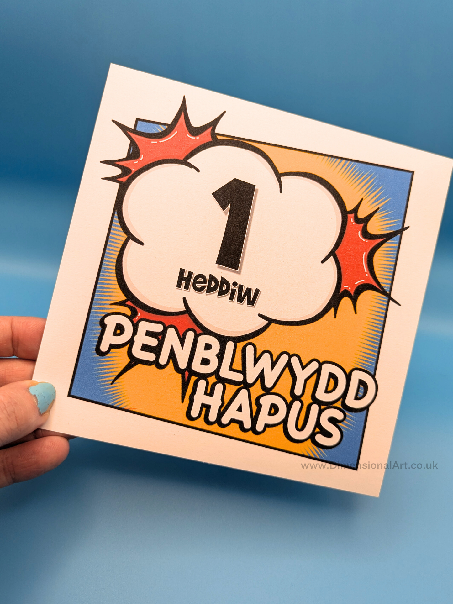1 heddiw - Penblwydd Hapus (Birthday Card)